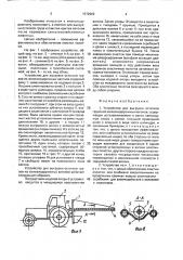 Устройство для выгрузки остатков грузов из железнодорожных вагонов (патент 1572962)