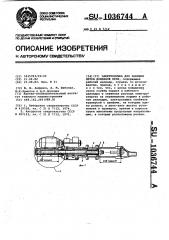 Электропушка для забивки летки доменной печи (патент 1036744)