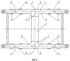 Рама для конструктивного ряда тележек железнодорожного подвижного состава (патент 2268181)