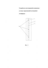 Устройство для измерений мгновенных угловых перемещений качающейся платформы (патент 2642975)