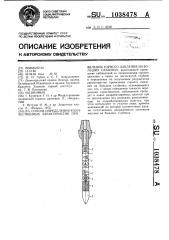 Способ определения количественных характеристик проявления горного давления на больших глубинах (патент 1038478)