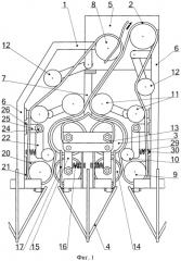 Теребильный аппарат льноуборочной машины (патент 2552428)