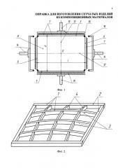 Оправка для изготовления сетчатых изделий из композиционных материалов (патент 2656499)