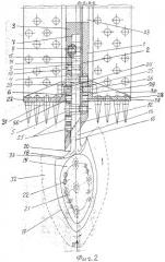 Почвообрабатывающее орудие с комплектом сменных рабочих частей "викост" (патент 2320106)