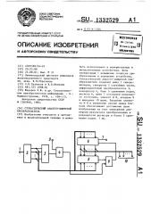 Стохастический аналого-цифровой преобразователь (патент 1332529)