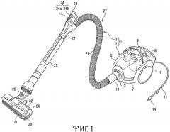 Пылесос и его узел шланга (патент 2483666)