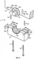 Опорная конструкция для коленчатого вала (варианты) (патент 2426904)