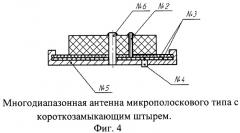 Многодиапазонная антенна круговой поляризации с метаматериалом (патент 2480870)