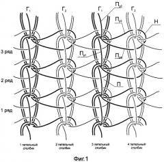 Основовязаный трикотаж прессовых переплетений и способ его вязания (патент 2369673)