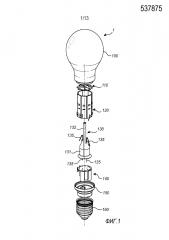 Осветительное устройство с механической крепежной деталью (патент 2650500)