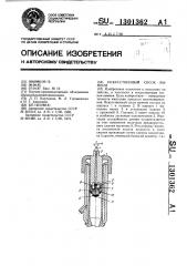 Искусственный сосок вымени (патент 1301362)