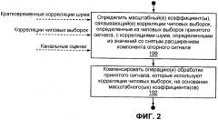 Способ и устройство для использования корреляций чиповых выборок в одной или нескольких операциях обработки принятого сигнала (патент 2425443)