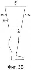 Градуированное компрессионное устройство, содержащее отдельные основное полотно и ленты (патент 2551011)