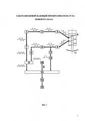Ультразвуковой фазовый преобразователь угла поворота вала (патент 2667353)