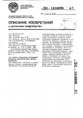 Способ определения когезионной прочности мелкодисперсных сыпучих материалов (патент 1416896)
