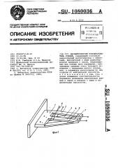 Магнитоупругий преобразователь усилий (патент 1080036)