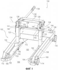 Транспортировочная тележка для транспортировки поверхности для укладывания пациента и/или колонны операционного стола (патент 2563765)