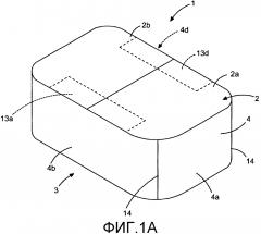 Упаковочная конструкция и способ изготовления указанной упаковочной конструкции (патент 2598996)