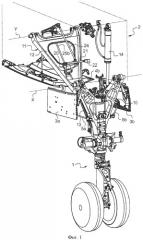 Устройство управления створками, закрывающими отсек шасси летательного аппарата (патент 2527604)