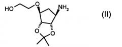 Способ получения [1s-[1α,2α,3β(1s*,2r*),5β]]-3-[7-[2-(3,4-дифторфенил)-циклопропиламино]-5-(пропилтио)-3h-1,2,3-триазоло[4,5-d]пиримидин-3-ил]-5-(2-гидроксиэтокси)-циклопентан-1,2-диола и его промежуточных соединений (патент 2509082)
