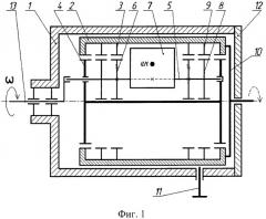 Одновальный планетарный вибратор направленных колебаний (патент 2515336)