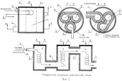Циклонная печь для сжигания отходов (патент 2261219)