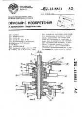 Устройство для отбора проб почвы (патент 1318831)