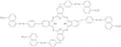 Тетра-4-({[(5''-сульфонафтил)-1''-азо]фенилен-1',4'}окси)фталоцианин (патент 2440353)