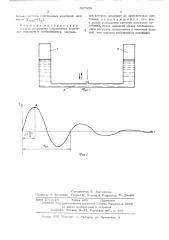 Способ устранения собственних колебаний жидкости в сообщающихся сосудах (патент 567858)