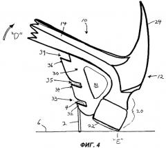 Молоток и головка молотка с фронтальным гвоздодером (патент 2290295)