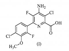 Гербицидные композиции, содержащие 4-амино-3-хлор-5-фтор-6-(4-хлор-2-фтор-3-метоксифенил) пиридин-2-карбоновую кислоту (патент 2632970)