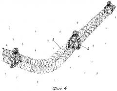 Блок спиралей для мобильного заграждения (патент 2315159)