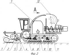 Комбайн гусеничный для заготовки грубых кормов (патент 2572204)