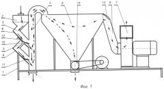 Пневмосепаратор зерна (патент 2525265)
