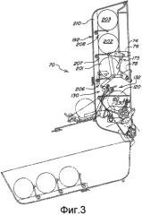 Устройство в пресс-подборщике для эргономичной загрузки рулонов оберточного материала для тюков (патент 2524549)