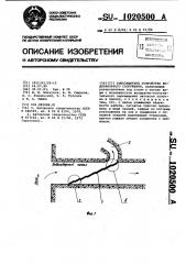 Рыбозащитное устройство водозаборного сооружения (патент 1020500)