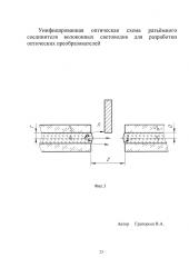 Унифицированная оптическая схема разъемного соединителя волоконных световодов для разработки оптических преобразователей (патент 2659456)