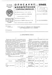 Огнеупорная масса (патент 519405)