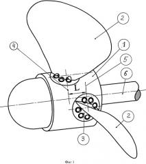 Гребной винт (патент 2504499)