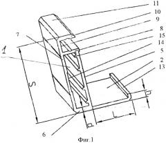 Профиль для изготовления обрамления солнечного модуля (патент 2313852)
