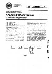 Устройство для определения напряженного состояния участков массива горных пород (патент 1441068)