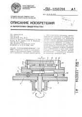 Плоскодоводочный станок (патент 1235704)