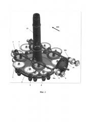 Многопоточный главный редуктор вертолета (варианты) (патент 2662382)