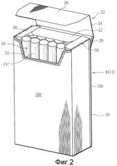 Упаковка для сигарет (патент 2353565)