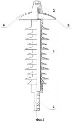 Полимерный изолятор с контролем состояния изоляции (патент 2392678)