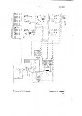 Схема автоматического регулирования работы котельных агрегатов (патент 69221)