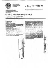Устройство для соединения узлов скважинного прибора (патент 1717804)