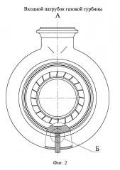 Входной патрубок газовой турбины (патент 2619439)