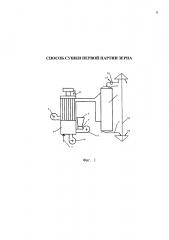 Способ сушки первой партии зерна (патент 2633188)