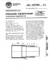Стойка радиоэлектронной аппаратуры (патент 1257864)